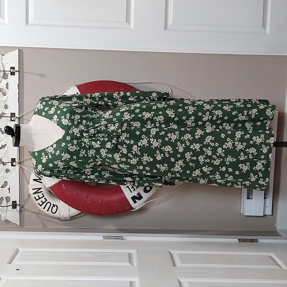 NWT Kachel X Anthropologie Sailors Floral Midi Dress 8 - Picture 5 of 13